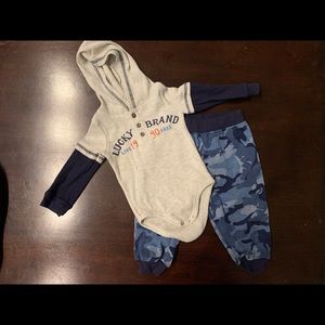 Infant Boys LUCKY BRAND 2pc Set (18mo)